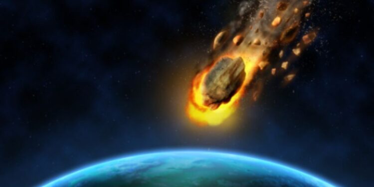 Asteroide rumo ao planeta Terra
