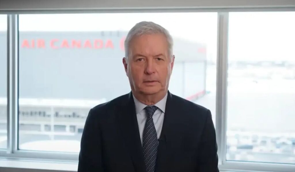 executivo Michael Rousseau do comando da Air Canada