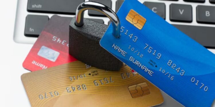 Cadeado simbolizando o bloqueio de contas