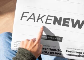 Ilustração referente a fake news