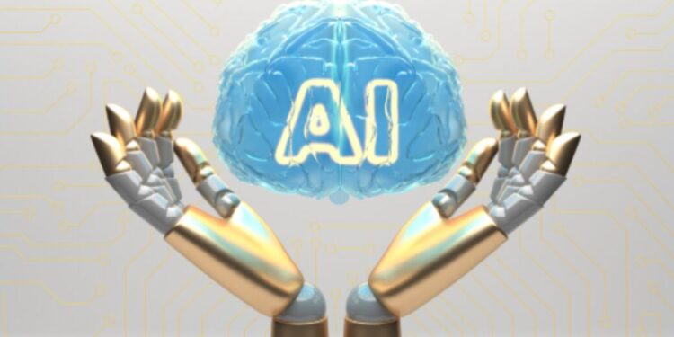 Ilustração de inteligência artificial