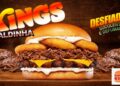 Lanche do Burger King com carne desfiada