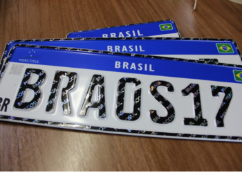 Lei vai alterar placas dos carros no Brasil caso seja aprovada