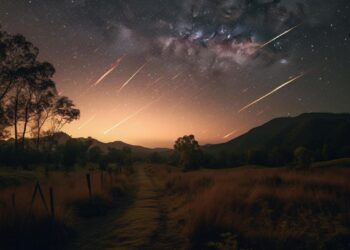 Diversos fragmentos de meteoros
