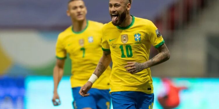 Craque na seleção Neymar