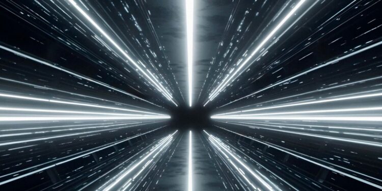 Imagem ilustrativa em relação a velocidade da luz