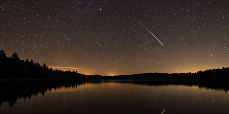 Meteoros no céu