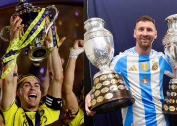 Cristiano Ronaldo ou Messi? Veja qual jogador possui mais títulos na carreira