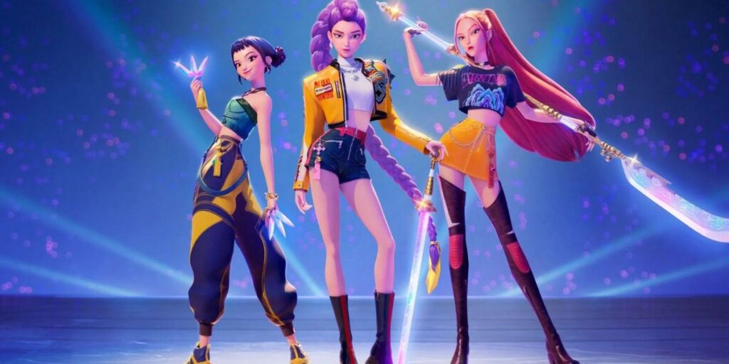 Animação Guerreiras do K-pop