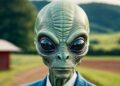 Ilustraçao de um extraterrestre