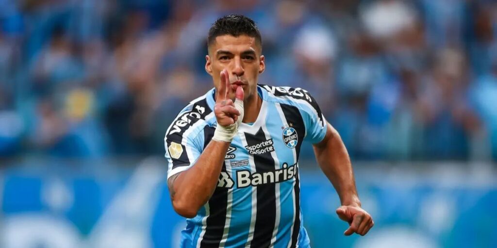 Luis Suárez na época do Grêmio